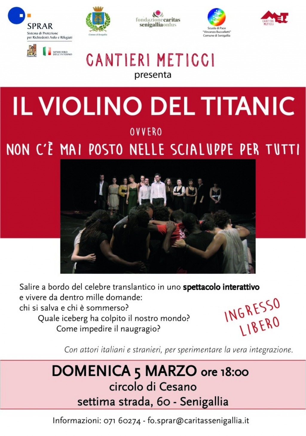 “Il violino del Titanic”: il teatro e l’integrazione