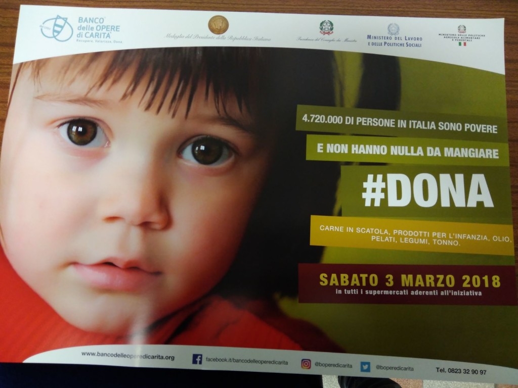 Raccolta alimentare sabato 3 marzo Raccolta alimentare sabato 3 marzo