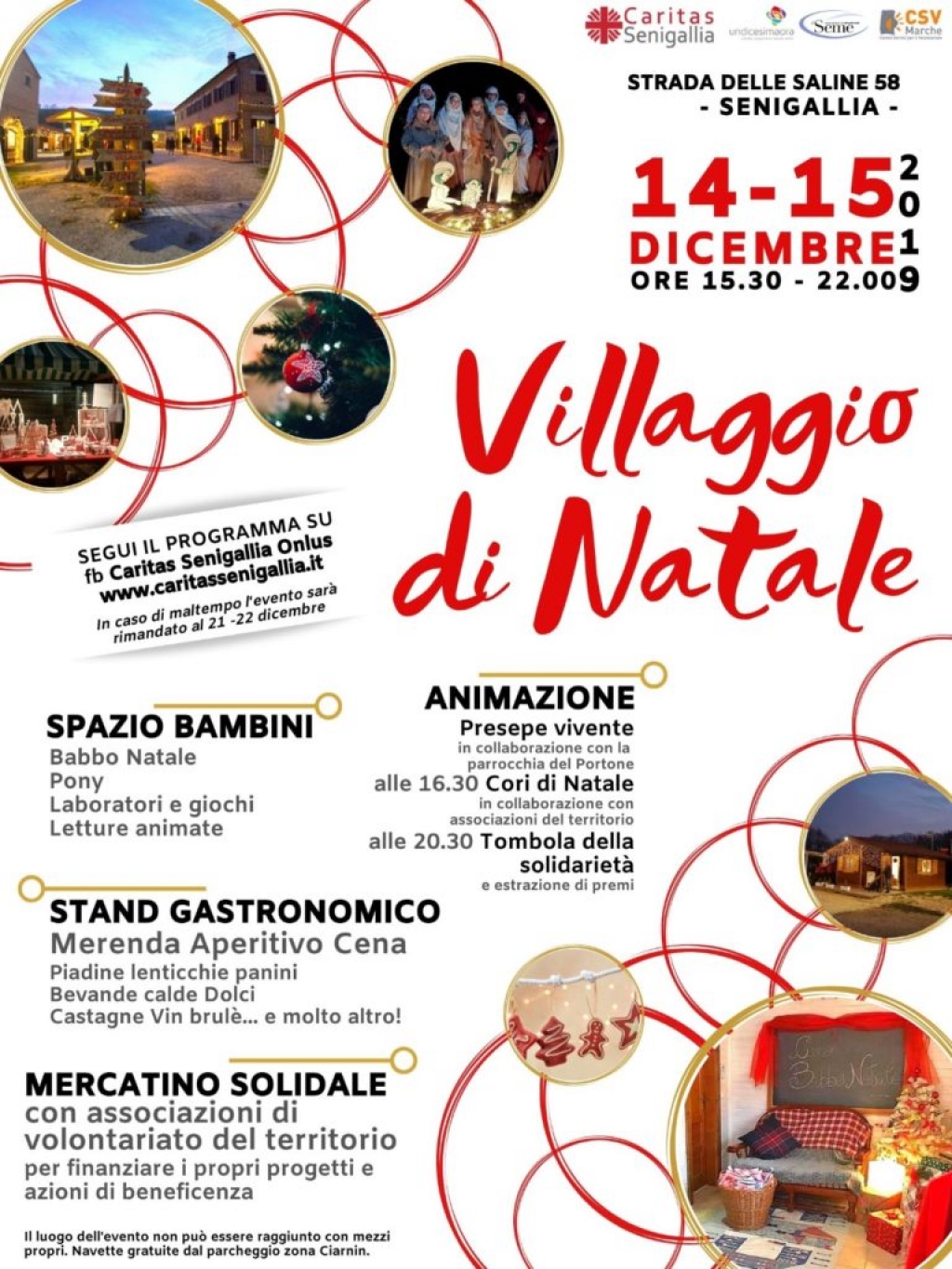 Vieni al Villaggio di Natale